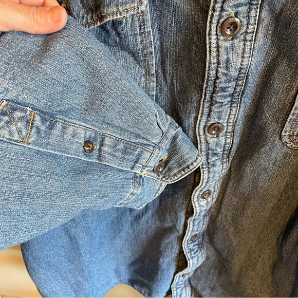 Levi's Men's Jacket  XXL Shacket Denim Sherpa Lined Button Up Pockets - Picture 2 of 6